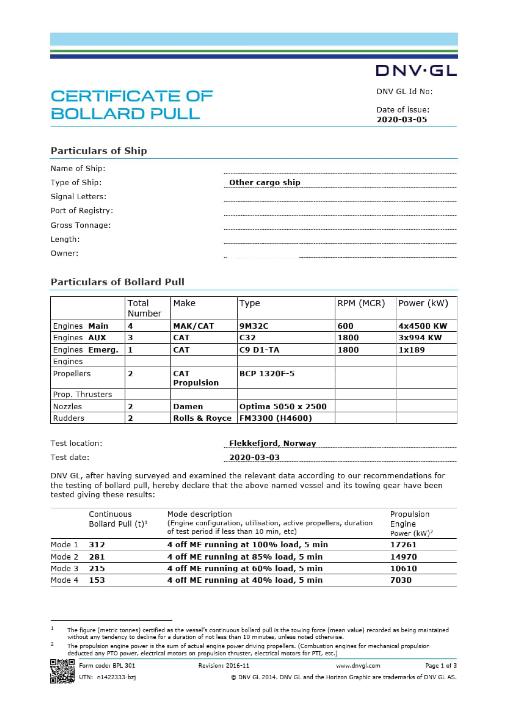 The Number on the Certificate: What Bollard Pull Does — and Doesn't — Tell You